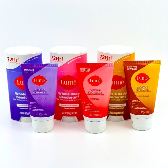 lume deodorant Bath & Body Lume Cream Deodorant Acidified Body Wash